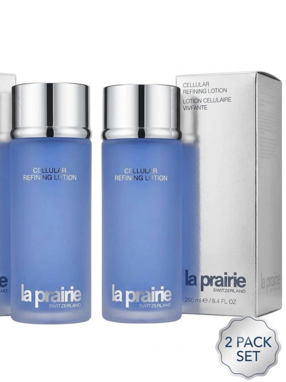 2 PACK La Prairie Cellular Refining Lotion 250ml/8.4oz BRAND NEW IN BOXView Sold
